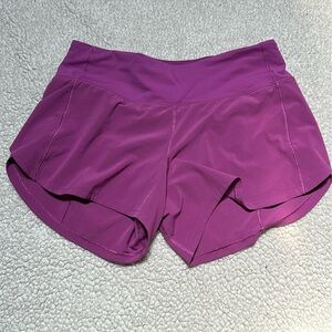 Lululemon 4” Speed Up Shorts